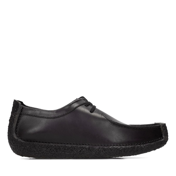 Clarks Originals Mens Natalie Black Driving Shoes - Picture 1 of 7